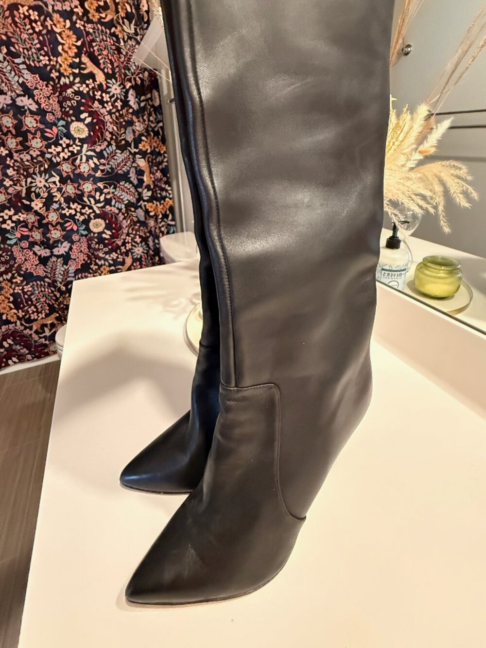 Nine West Taler Leather Dress Boots
